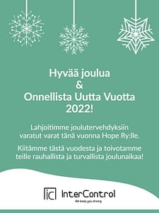 Hyvää joulua ja onnellista Uutta Vuotta 2022!