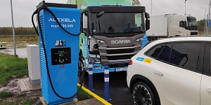 Hypercharger suurteholatausasema tehokkaaseen matkan varrella lataukseen